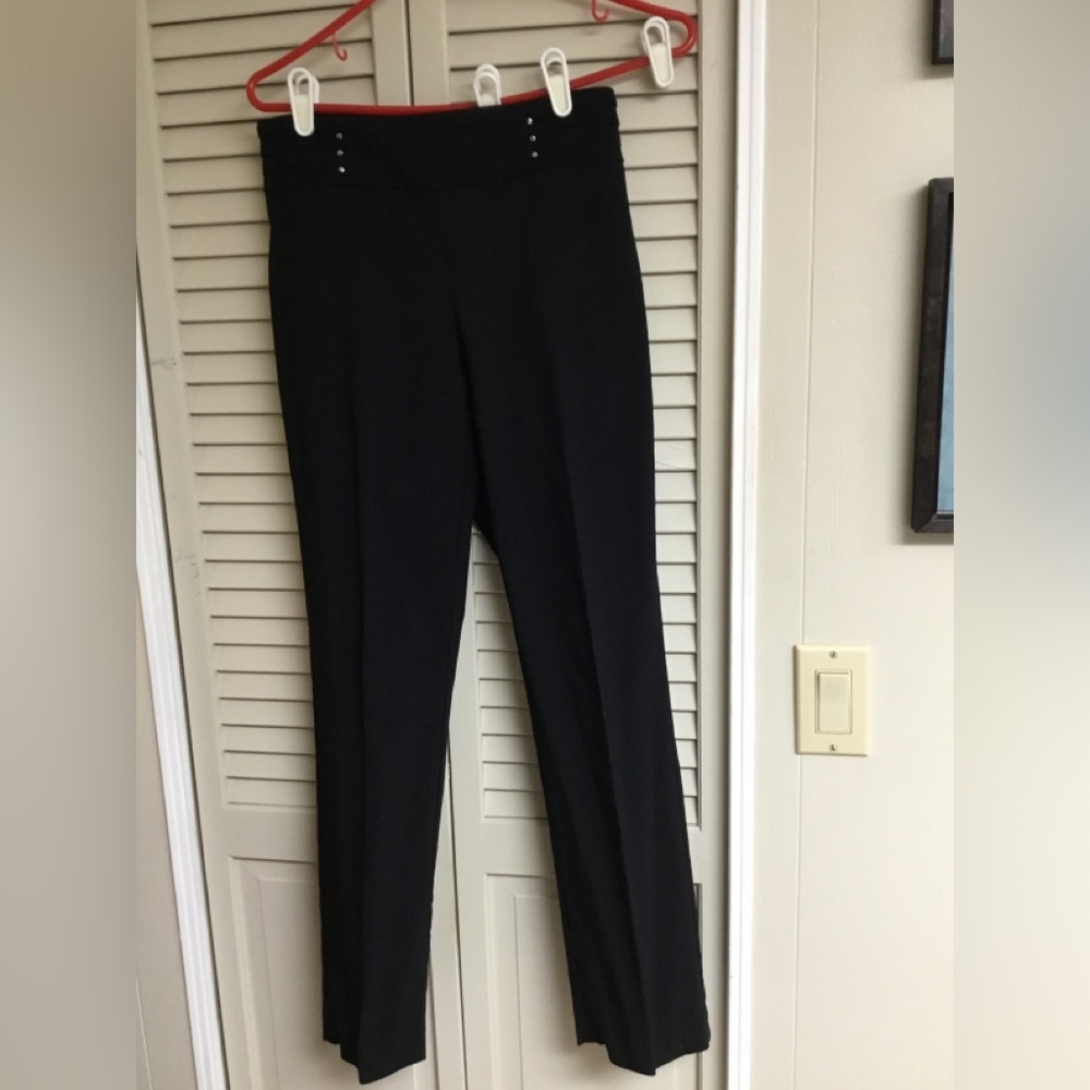 JM Collection Women's Studded-Rivet Ankle Pants, size XS-short.